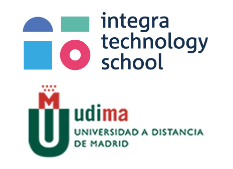 logos Integra Technology School + Udima vertical