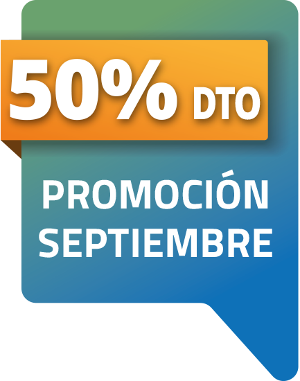 50% Dto: Promoción septiembre